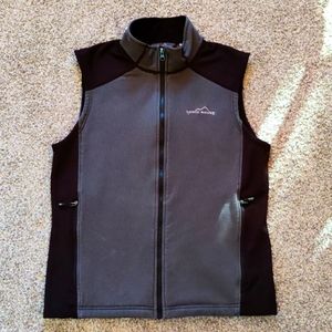 Fleece Lined Eddie Bauer Vest (Grey and Black)